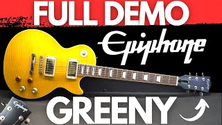 Epiphone Kirk Hammett Greeny FULL DEMO [upl. by Mayer]