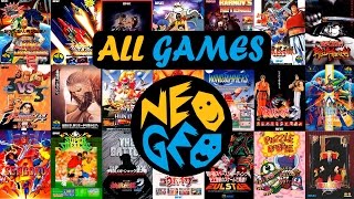 Catálogo Completo de NeoGeo 148 Juegos  ALL GAMES [upl. by Adnohsat]