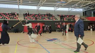 Campeonato Aragón de kendo 2024 Cuartos de Final Ruben Borque vs Marcos Ocaña [upl. by Zalucki645]