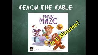 How to play Magic Maze all rules in 6 minutes [upl. by Arodnap688]