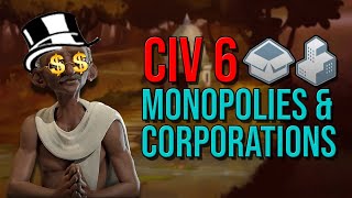 EVERYTHING You Need to Know About Civ 6 Monopolies amp Corporations  Civ VI Tips for Beginners [upl. by Caspar]