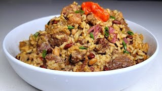 Guyanese mixed meat cookup rice  full recipe [upl. by Nicholl783]