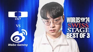 KOREA vs CHINA wer fliegt raus  DK vs WBG  GAME 3  WORLDS 2024 SWISS STAGE [upl. by Ekram]