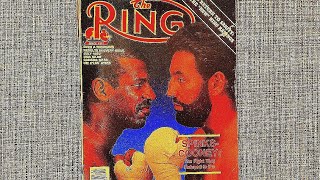 A deep dive into an issue of THE RING MAGAZINE Boxing from 1987  Spinks vs Cooney [upl. by Sundstrom907]