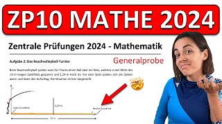 🚀🚀🚀 GENERALPROBE ZP 10 MATHE 2024  quadratische Funktionen Abschlussprüfung Realschule Gymnasium [upl. by Sollars]