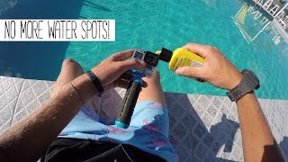 GoPro How To Get Rid Of 999 Of Waterspots [upl. by Roselane]