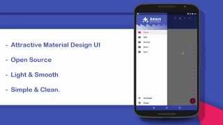 Material Design Android File Manager  Amaze File Manager Official Preview [upl. by Eniamerej]