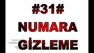 NUMARA GİZLEME NUMARAYI GİZLİ YAPMA [upl. by Artened]