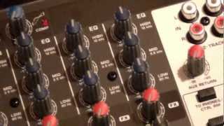 Обзор микшерного пульта Behringer Xenyx Q802Usb [upl. by Adnorhs]