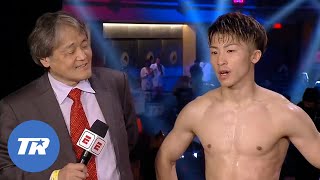 Nayoa Inoue Very Pleased with Performance Wants to be Undisputed  POSTFIGHT INTERVIEW [upl. by Aznofla]