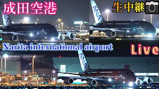 🌃✈️成田空港 📸 生中継 【Narita international airport ✈️ Live 📸】【Gibson Narita】 [upl. by Meng378]