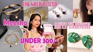 Meesho Anti Tarnish Jewellery Haul  Latest amp Trendy Jewellery Collection  Veronica Lifestyle [upl. by Ahsenyl]