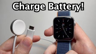 Apple Watch Series 7 Charge  How To Charge Apple Watch 7 [upl. by Eek396]