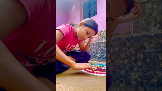 Sri Jagannath rangoli design 🙏😍🌸 Rituparna official youtubeshorts rangoli [upl. by Iorio190]