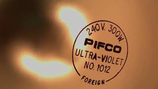 Pifco Ultratonic Sun lamp  1974 [upl. by Aromas966]