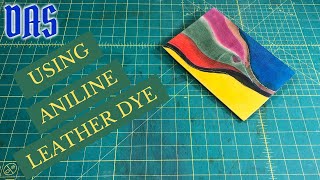 Aniline Leather Dye  Adventures in Bookbinding [upl. by Benia]