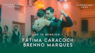 FATIMA CARACOCH Y BRENNO MARQUES PRIMER SHOW COMO CAMPEONES 2024  Yo te bendigo Mucho tango fest [upl. by Gardiner]