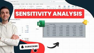 Sensitivity Analysis  Microsoft Excel [upl. by Westphal]