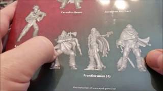 Wyrd Minis Malifaux Basse Core Box unboxed and built [upl. by Sucitivel]