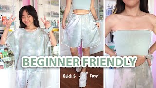 4 Easy Sewing Projects For Beginners [upl. by Daly]