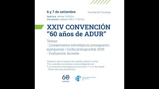 XXIV Convención de ADUR  Taller quotLineamientos estratégicos presupuesto quinquenalquot parte 2 31824 [upl. by Ready33]