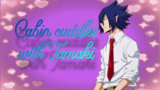 Cuddles next to the fireplace with Tamaki sleep aid asmr loop [upl. by Aigroeg]