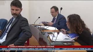 In consiglio regionale approvata legge per i concorsi  Trsp  news del 241024 [upl. by Oznerol]