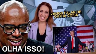 FANTÁSTICO PASSA VERGONHA POR NÃO FALAR DA VITÓRIA DE TRUMP [upl. by Tonina]