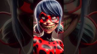 Horror version of the Miraculous Tales of Ladybug amp Cat Noir characters scary [upl. by Nnylav298]