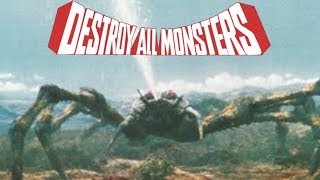 Destroy All Monsters 1968  Kumonga Screen Time [upl. by Eiramait]