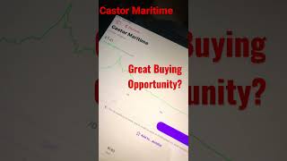 Castor Maritime CTRM stock forecast Whats its next port shorts [upl. by Langille]