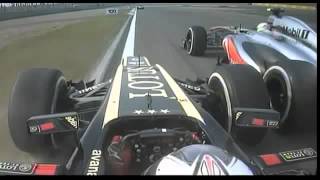 F1 Chinese GP 2013  Kimi Raikkonen Angry Team Radio Message to Sergio Perez [upl. by Heimer]