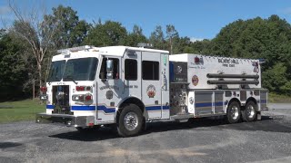 Tanker 732 amp Tower Ladder 734 Slate HillNY Fire District [upl. by Davon835]