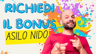 BONUS ASILO NIDO 2024 TUTORIAL completo per richiederlo in autonomia inps tutorial bonusasilo [upl. by Haneekas]