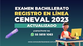 REGISTRO PASO A PASO AL EXAMEN ACREDITABACH CENEVAL  BACHILLERATO CENEVAL 📝 [upl. by Gary]