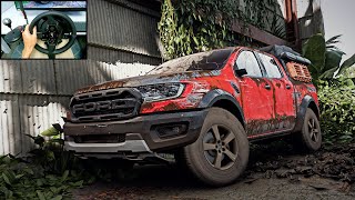 Rebuilding Ford Ranger Raptor 560HP  Forza Horizon 5  Thrustmaster T300RS  TH8A Shifter [upl. by Innattirb]