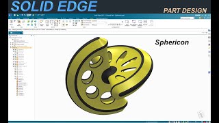 SOLID EDGE  Sphericon [upl. by Lundell]