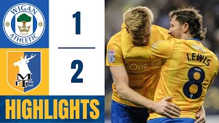 Wigan Athletic v Mansfield Town Highlights [upl. by Glenden606]