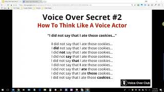 Interpreting a Voice Over Script with Inflections Exercise [upl. by Fina782]