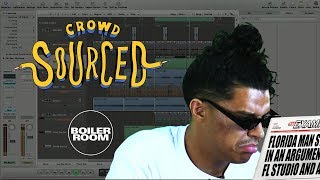 Jarreau Vandal makes beats from sounds you sent in  Boiler Room Crowdsourced [upl. by Eerot]