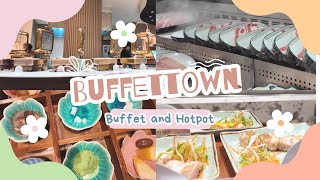 Buffet Town in Greenhills Buffet and Hotpot Restaurant [upl. by Domash76]