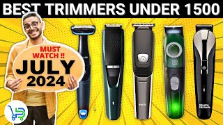 Best Trimmer For men 2024 in India  Best Trimmer Under 1500  Best Trimmer For men 2024 [upl. by Masson]