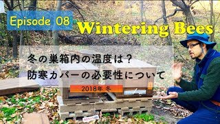 ミツバチの越冬 巣箱内の温度 保温カバーの必要性 １２月 Episode 08 quotWintering Beesquot [upl. by Abramo]