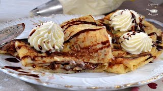 Cómo hacer deliciosos creps caseros muy fáciles Receta deliciosa [upl. by An]