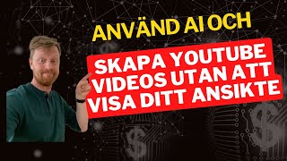 Skapa perfekta quotansiktslösaquot YOUTUBE videos på mindre än 1 minut  Använd AI [upl. by Wahlstrom]