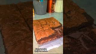 Fudge Brownies Recipe in just 1 minute brownies short baking [upl. by Drusy45]