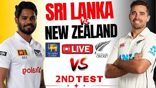 Sri Lanka Vs New Zealand Live 2nd Test Match  NZ Vs SL Live DAY 3  Live Score amp Commentary [upl. by Maurey117]