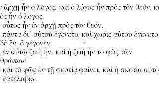 John 115 Greek translation [upl. by Alathia]