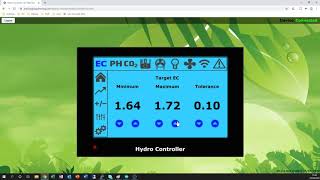 Hydro controller web interface view and control your device remotely [upl. by Otanutrof]