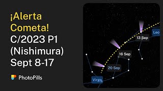 Cómo planificar y fotografiar el Cometa C2023 P1 Nishimura [upl. by Essilevi]